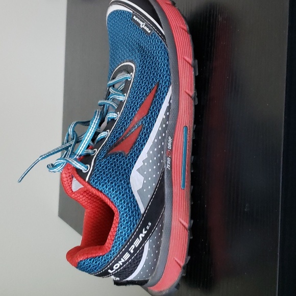 Altra Gaiter Trap Lone Peak 2.5 sz.8.5. Pre-owned Blue & Red. Zero drop - Picture 6 of 12